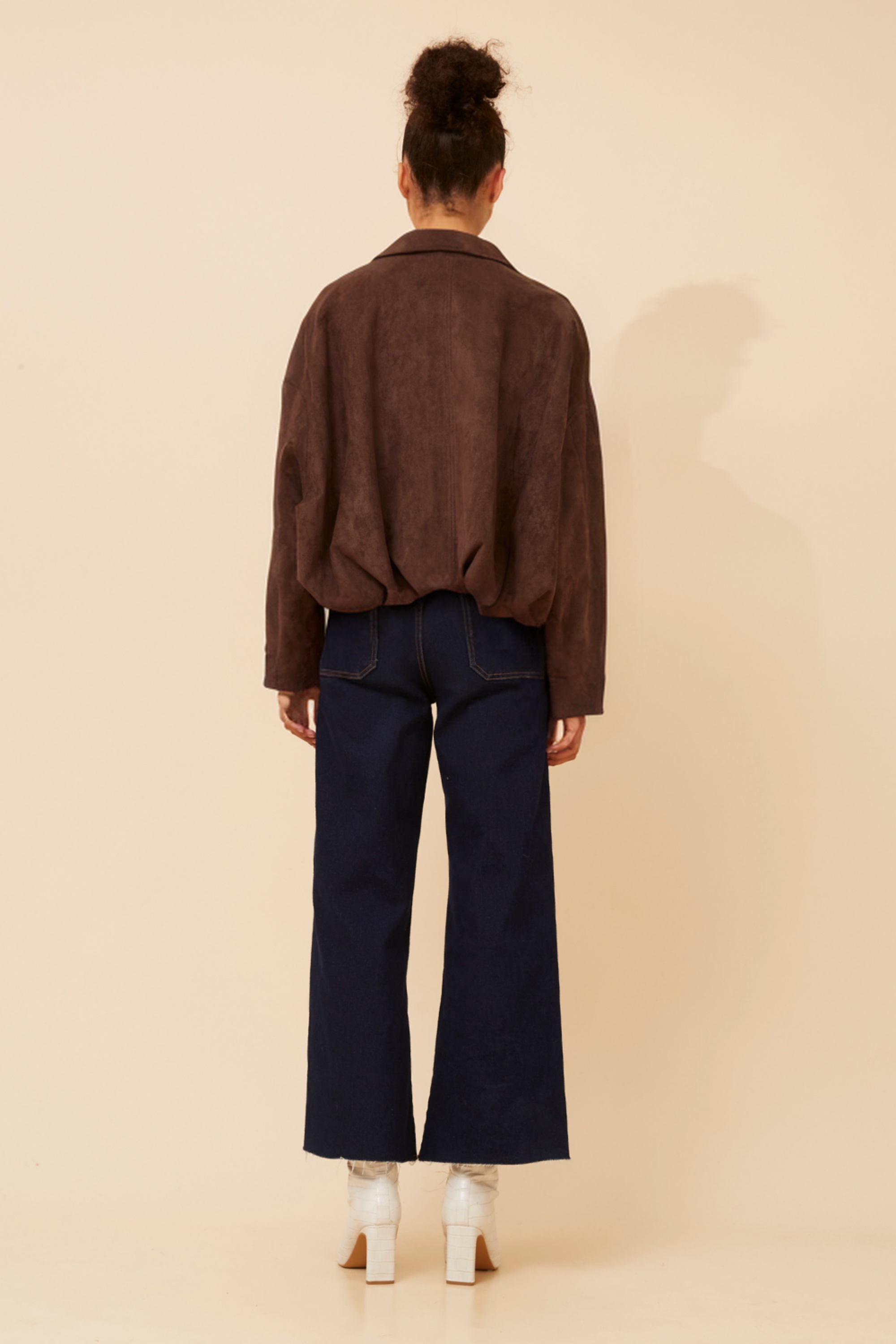 LEXLEY FAUX SUEDE JACKET