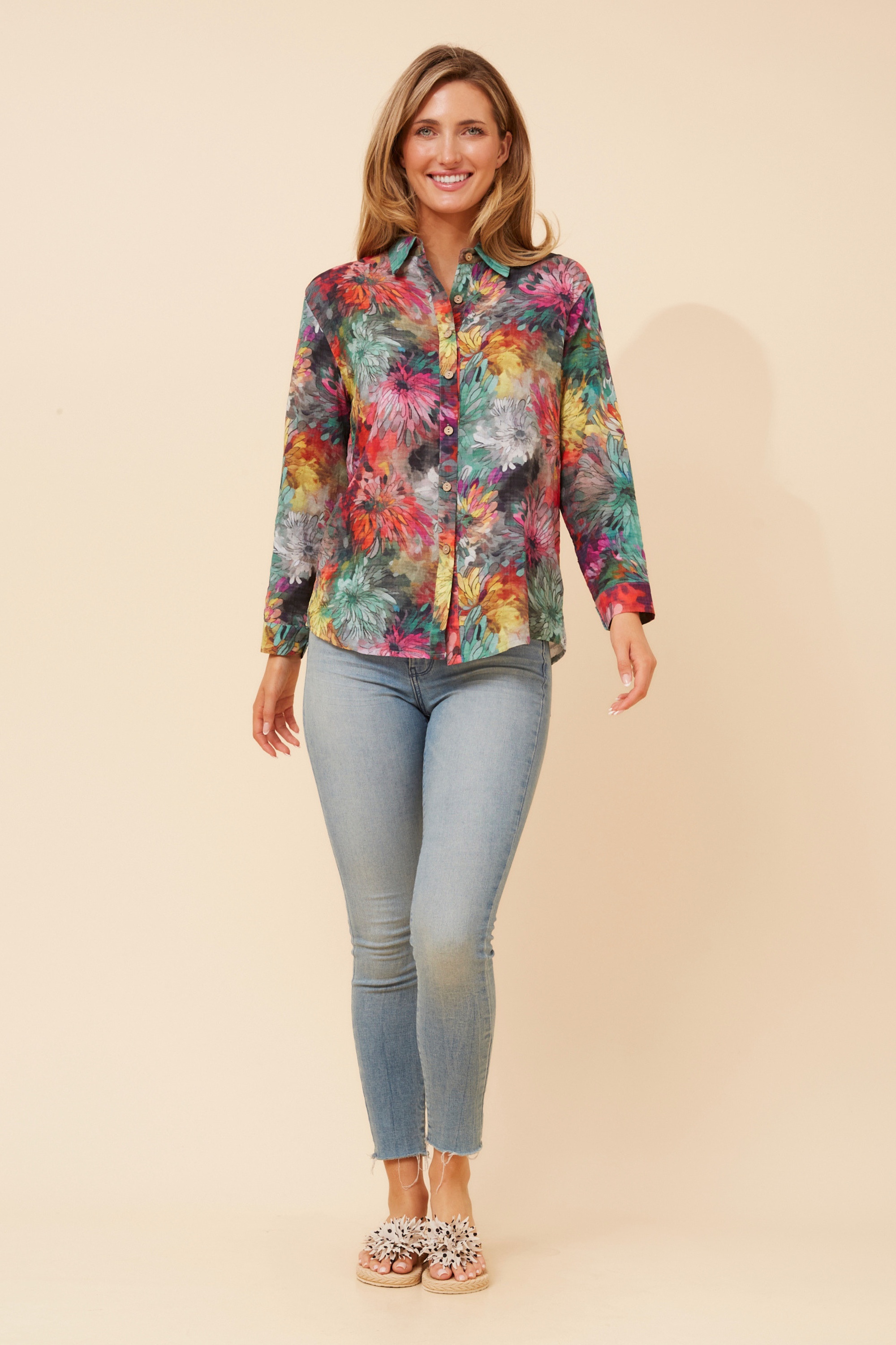 LIANI FLORAL PRINT SHIRT