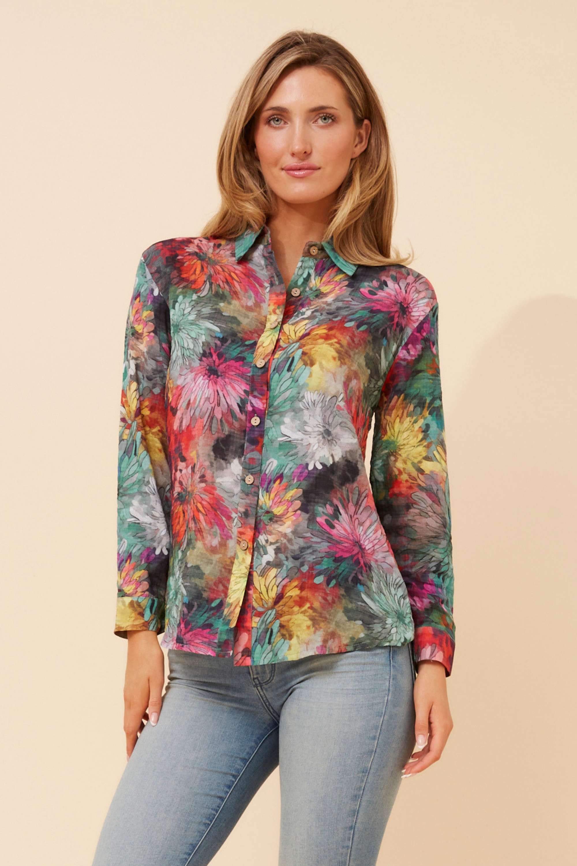 LIANI FLORAL PRINT SHIRT