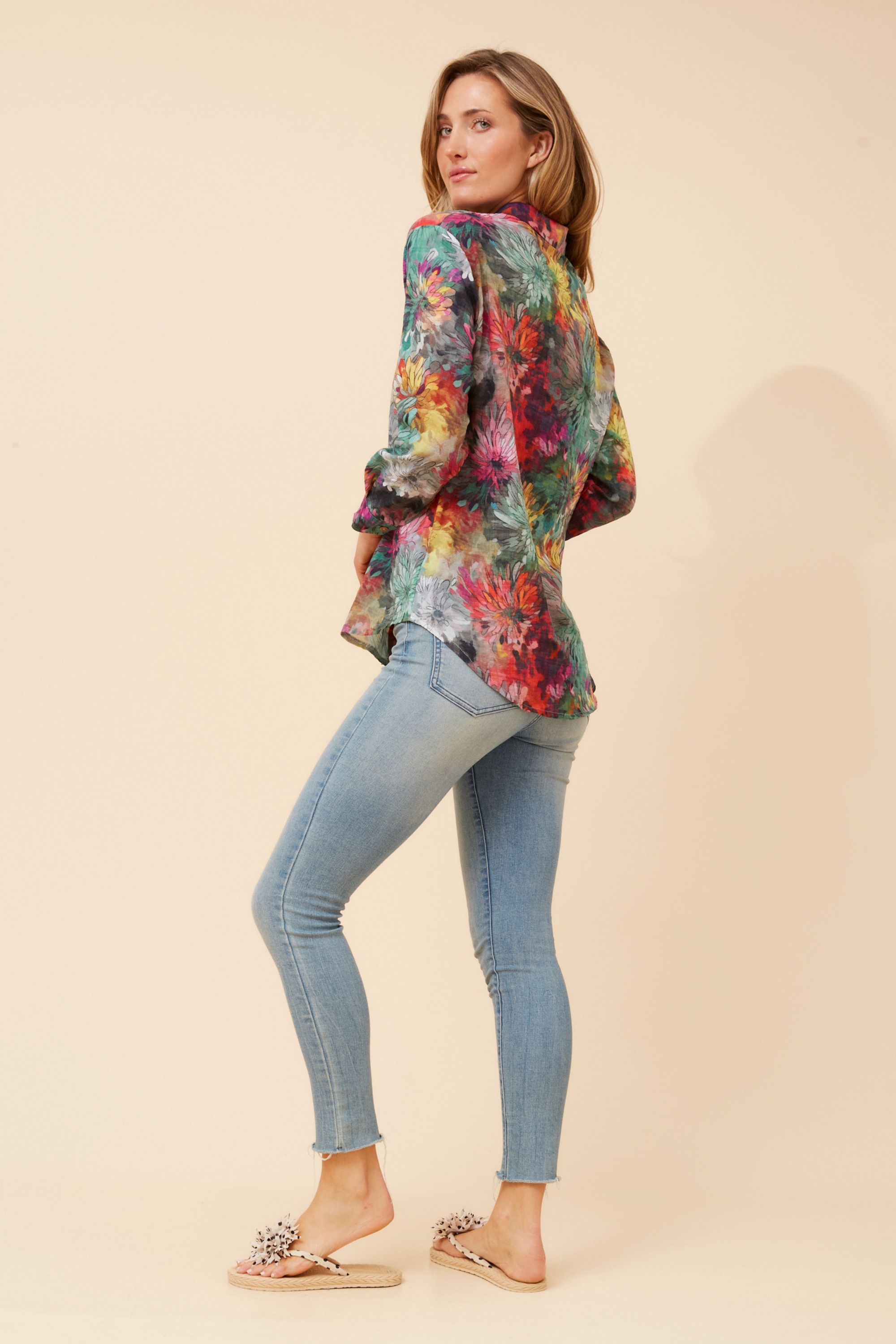 LIANI FLORAL PRINT SHIRT