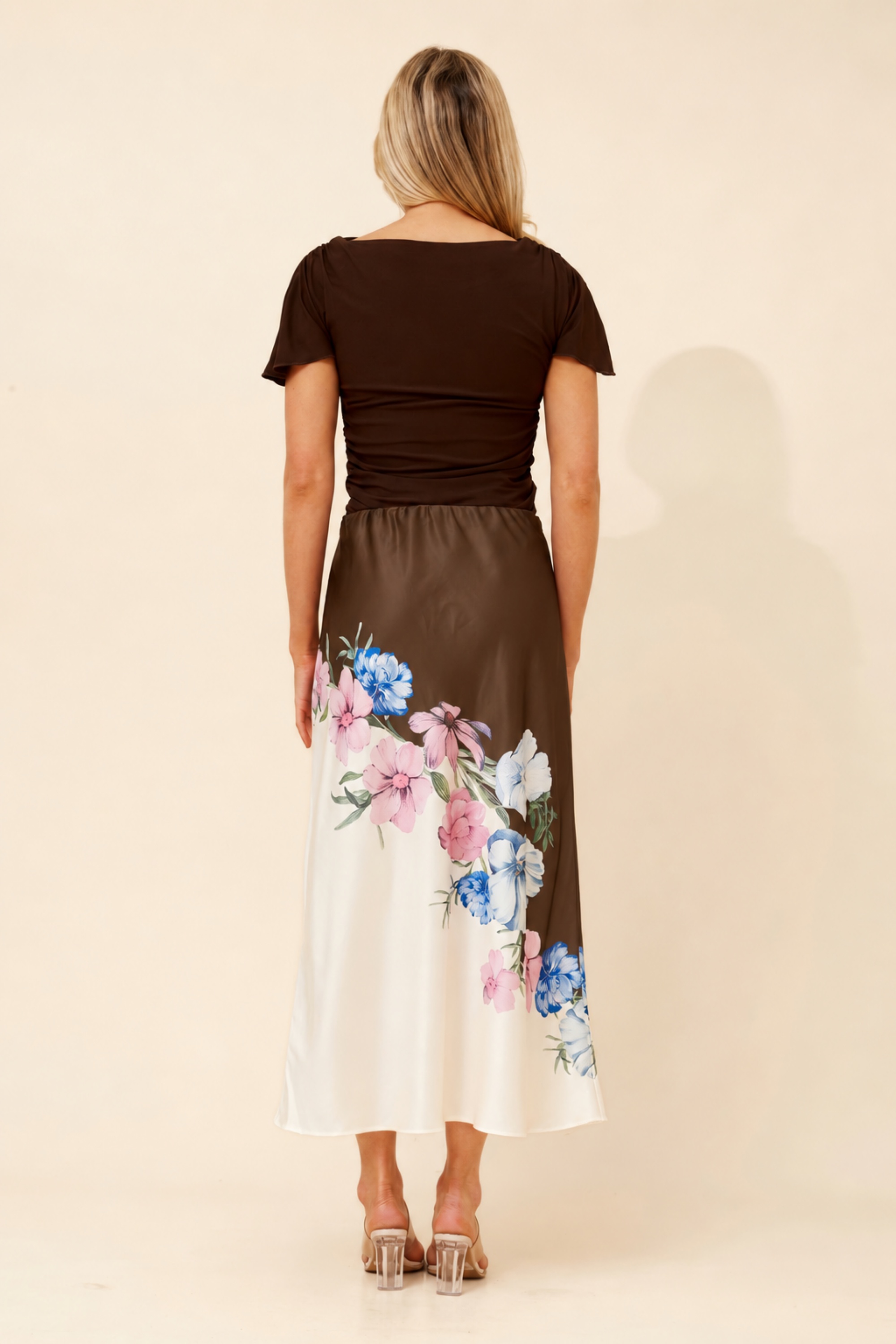 LIANY FLORAL MAXI SKIRT