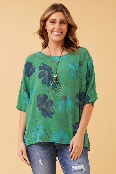 LIBBY FLORAL TOP
