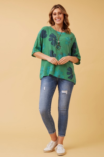 LIBBY FLORAL TOP