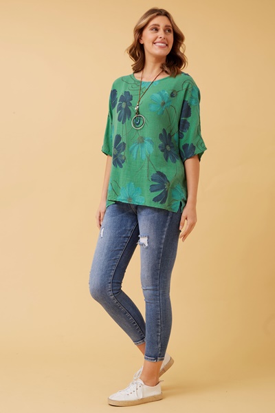 LIBBY FLORAL TOP