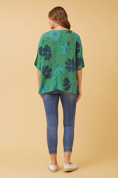 LIBBY FLORAL TOP