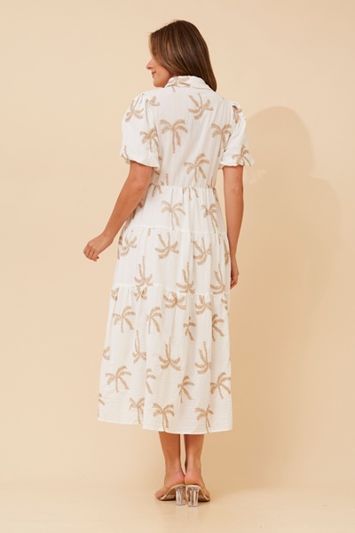 LILLA PALM TREE MAXI DRESS