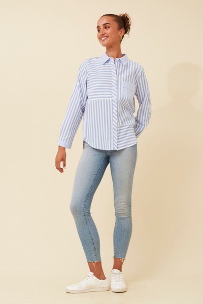 LINCOLN STRIPE PRINT SHIRT