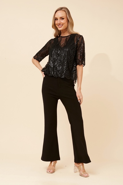 LINDEN SEQUIN TOP