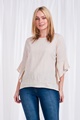 Linen Flute Sleeve Blouse