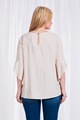 Linen Flute Sleeve Blouse