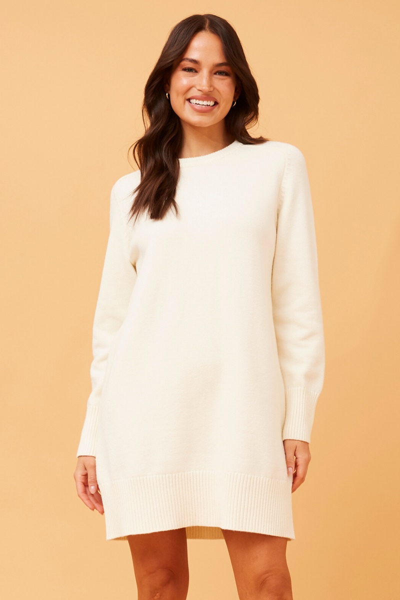 LINLEY SOLID KNIT DRESS
