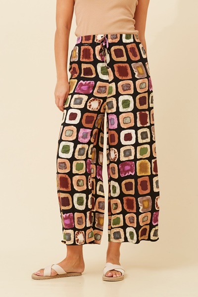 LIV ABSTRACT PRINT PANTS