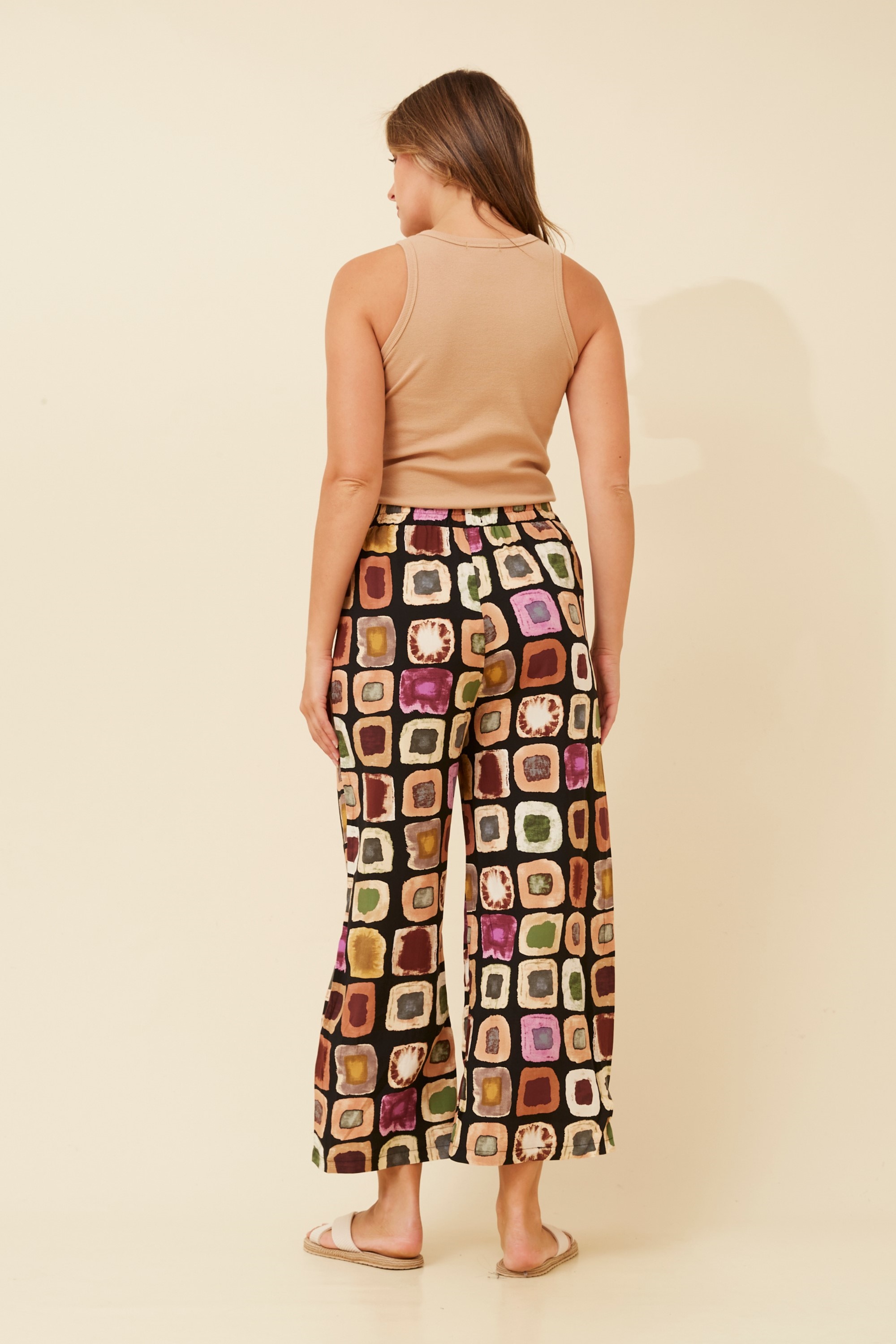 LIV ABSTRACT PRINT PANTS