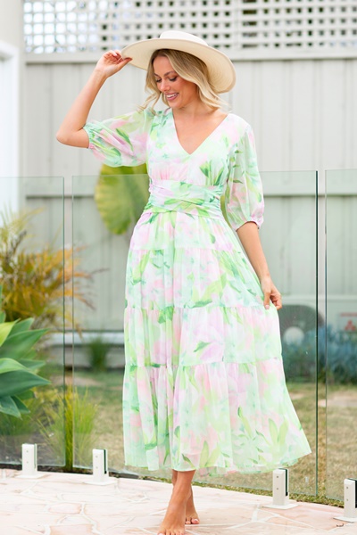 LIZETTE FLORAL MAXI DRESS