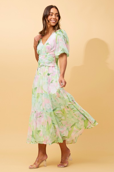 LIZETTE FLORAL MAXI DRESS