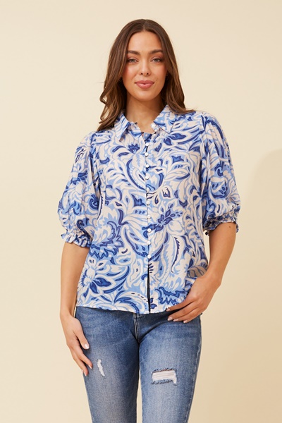 LONDYN ABSTRACT PRINT SHIRT