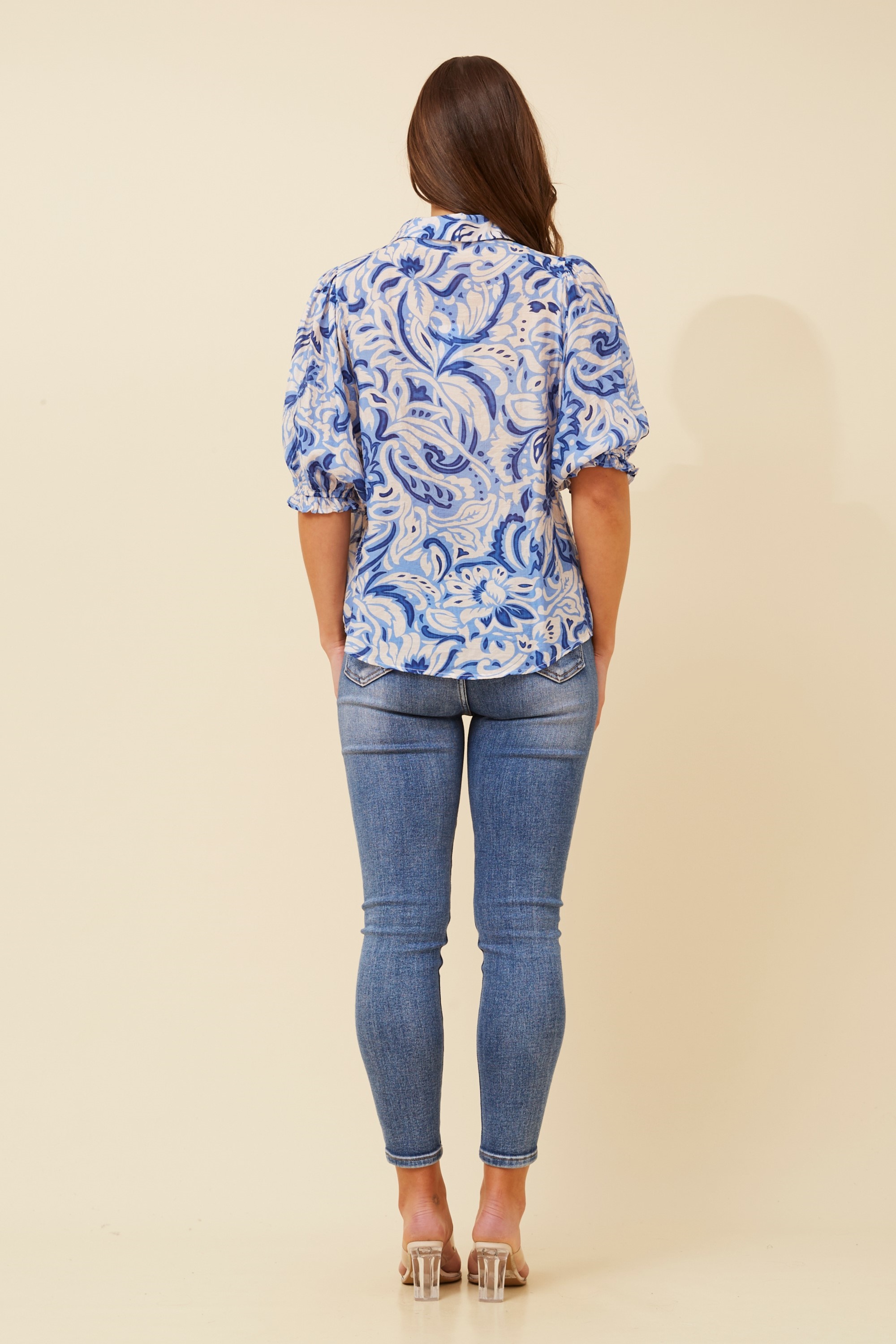 LONDYN ABSTRACT PRINT SHIRT