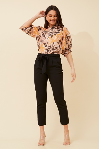 LONDYN LEAF PRINT SHIRT