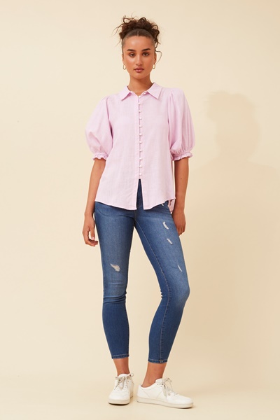 LONDYN LINEN BLEND SHIRT