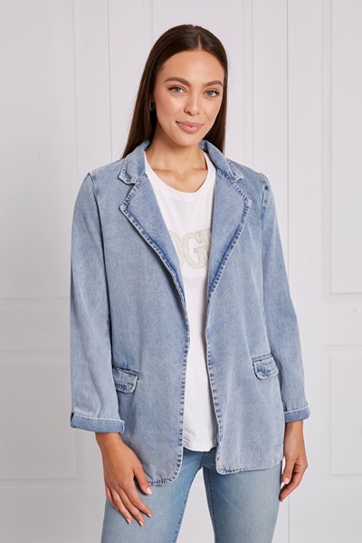 LONG SLEEVE DENIM JACKET | FEMME Connection