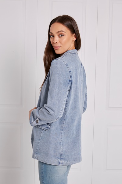 LONG SLEEVE DENIM JACKET | FEMME Connection