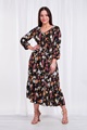 Long sleeve floral dress