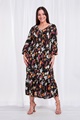 Long sleeve floral dress