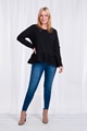 Long sleeve FRILL HEM TOP