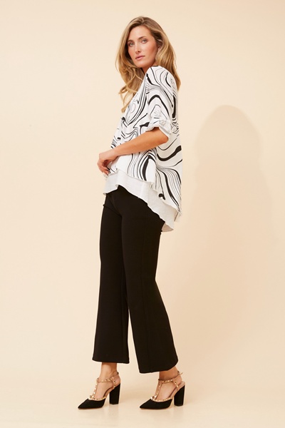 LORETO ABSTRACT PRINT TOP