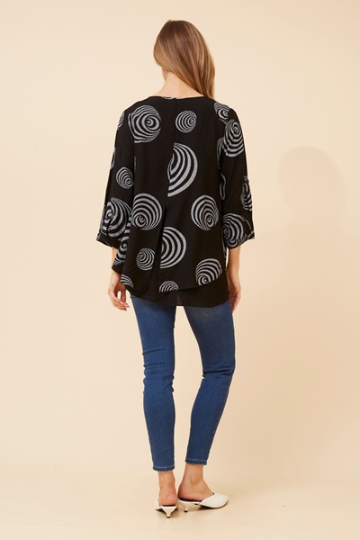 LORETO ABSTRACT PRINT TOP