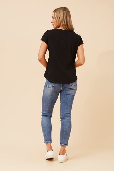 LORETTA SOLID T-SHIRT