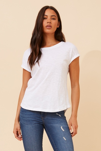LORETTA SOLID T-SHIRT