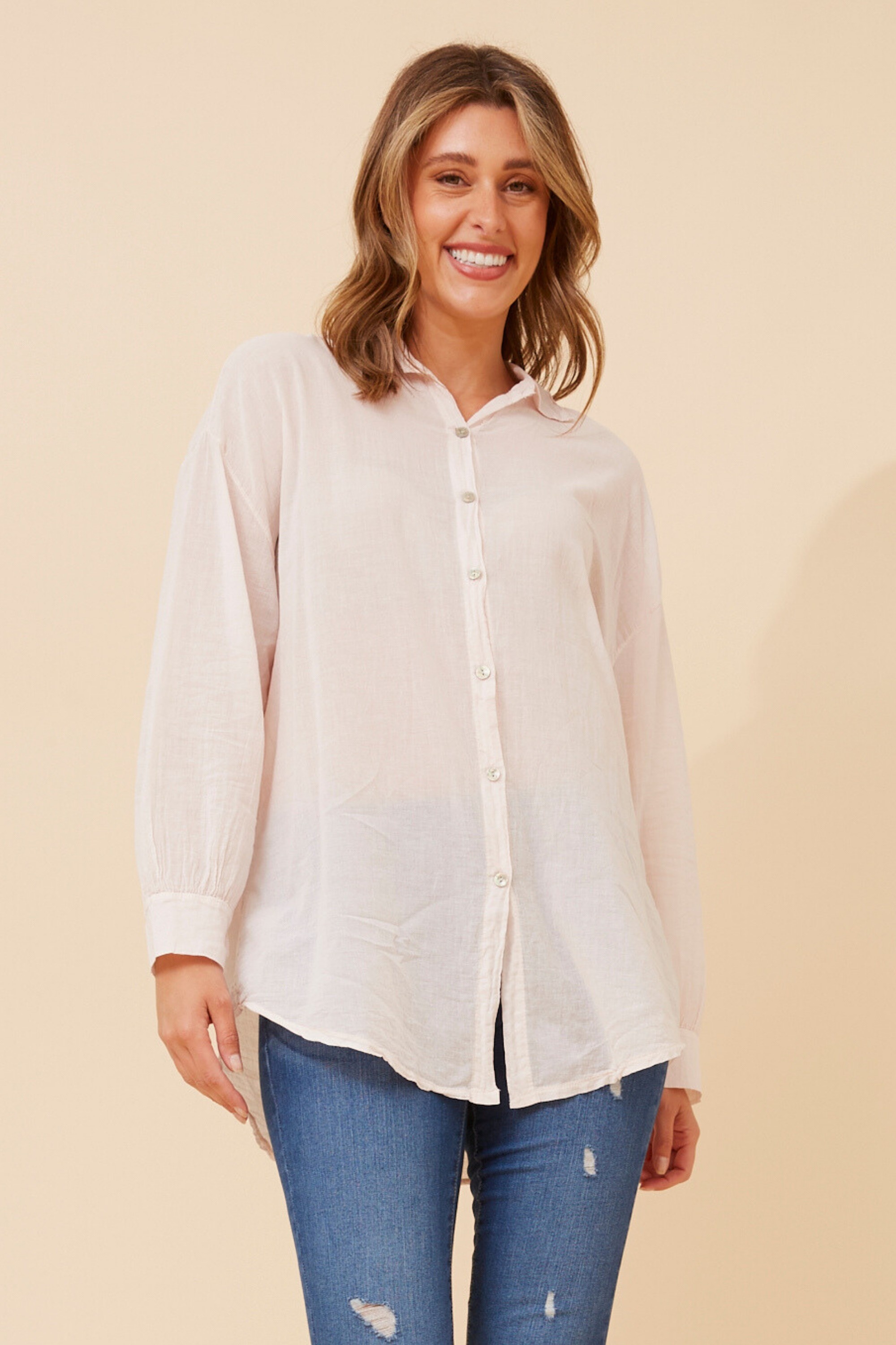 LORRELLA SOLID SHIRT