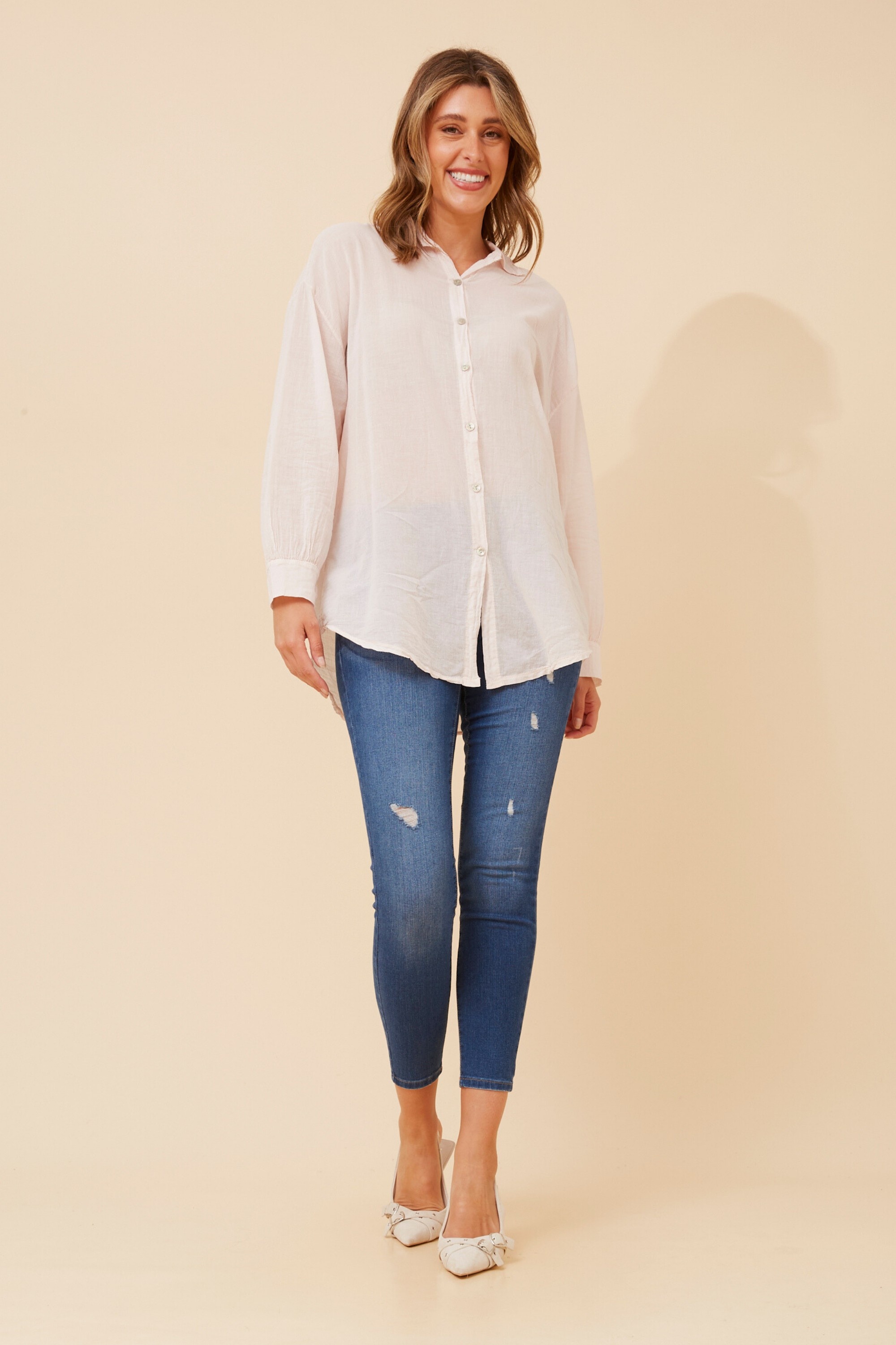 LORRELLA SOLID SHIRT