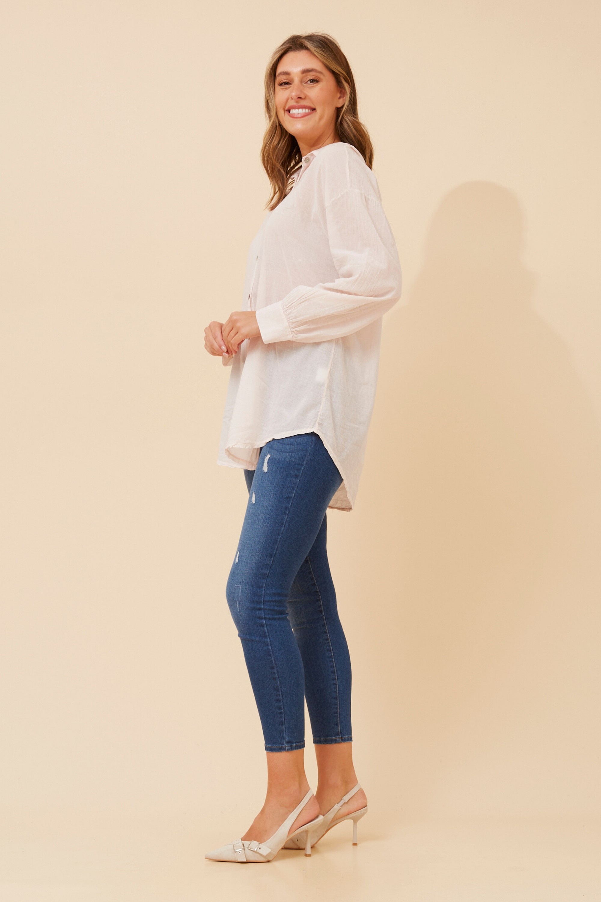 LORRELLA SOLID SHIRT