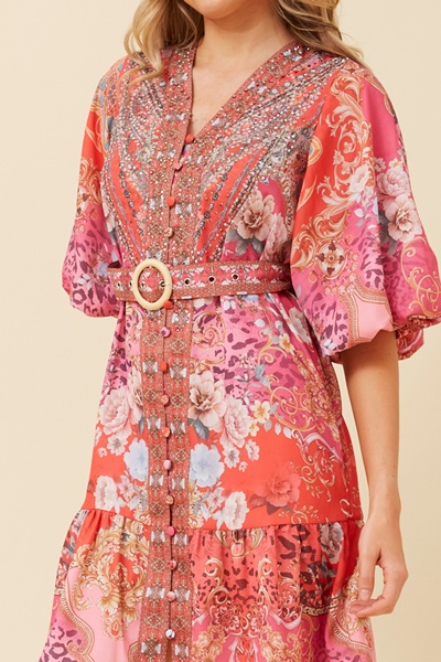 LOUIS ARABESQUE SHORT DRESS