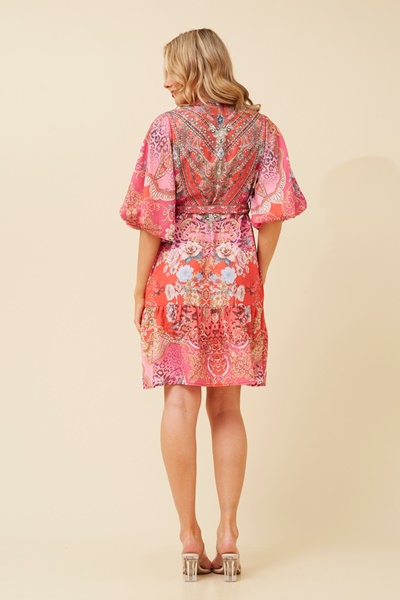 LOUIS ARABESQUE SHORT DRESS