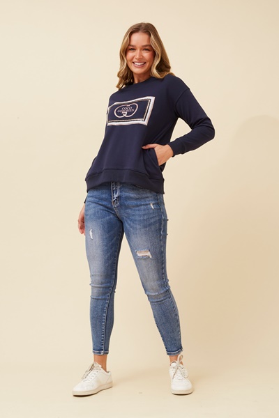 LOVELY SEQUIN JUMPER