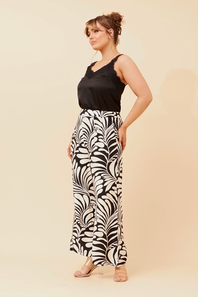 LOXANA ABSTRACT PRINT PANTS