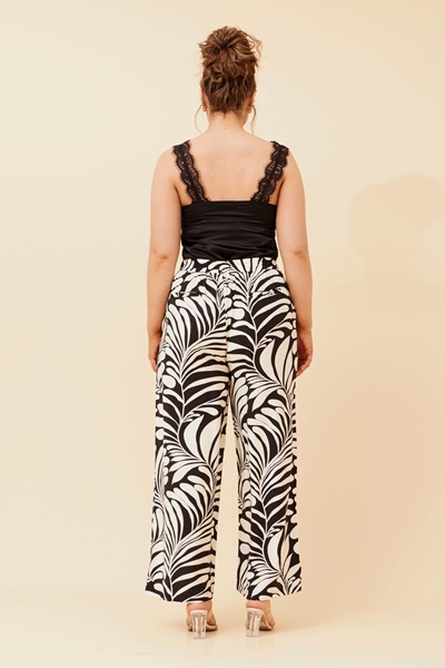 LOXANA ABSTRACT PRINT PANTS