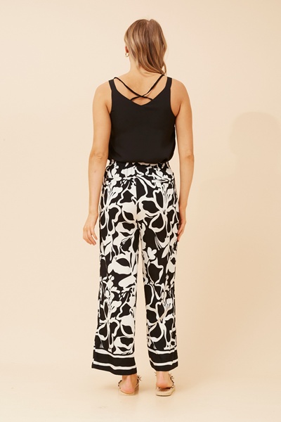 LOXANA ABSTRACT PRINT PANTS