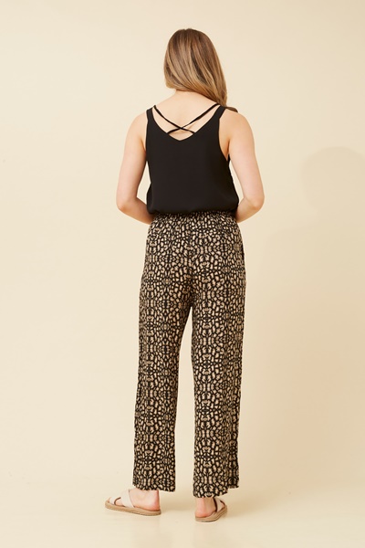 LOXANA ANIMAL PRINT PANTS