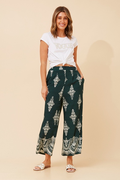 LOXANA BOHO PRINT PANTS