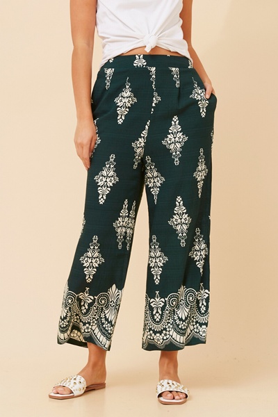 LOXANA BOHO PRINT PANTS
