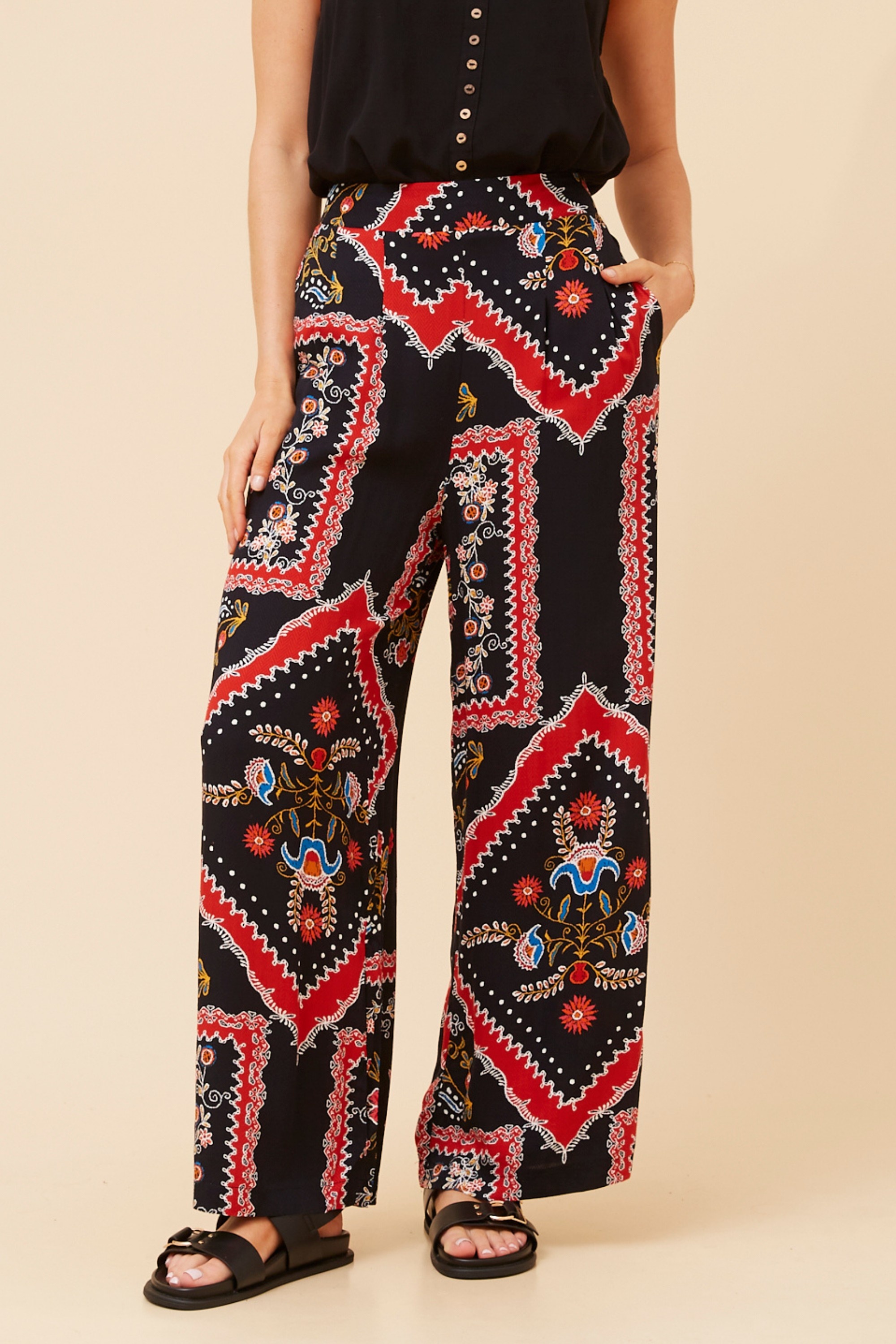 LOXANA FLORAL PANTS