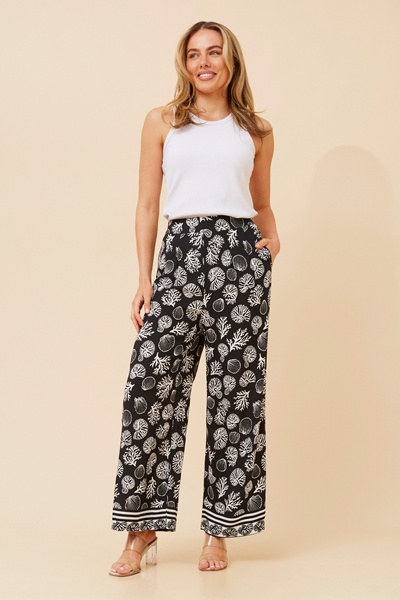 LOXANA SHELL PRINT PANTS