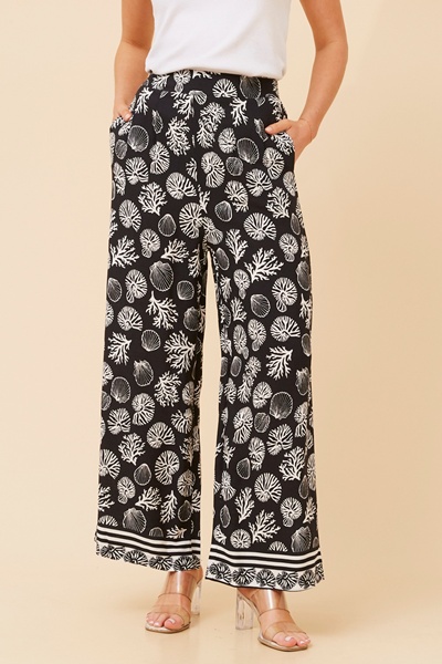 LOXANA SHELL PRINT PANTS