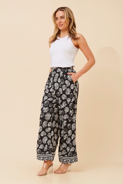 LOXANA SHELL PRINT PANTS