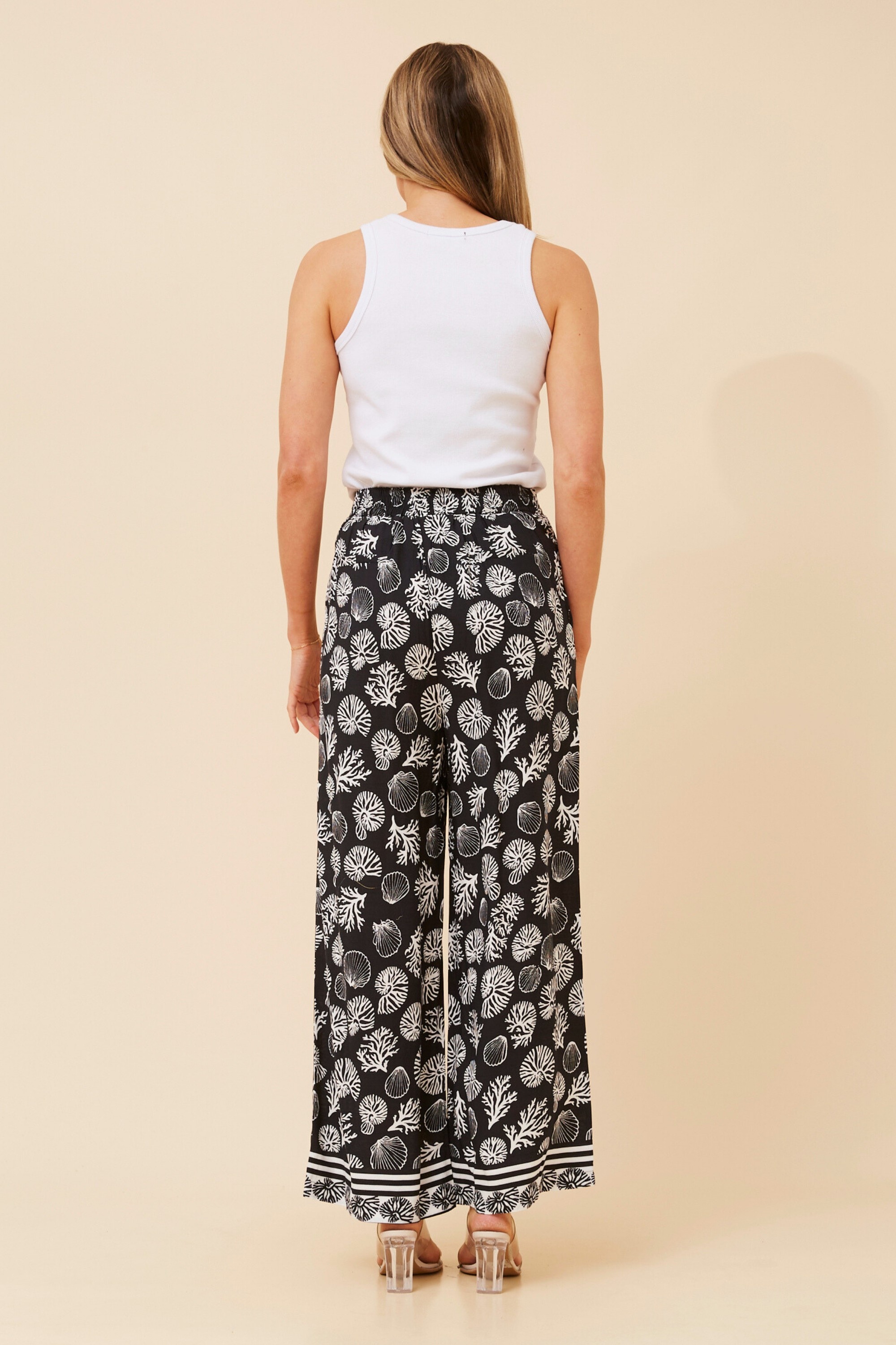 LOXANA SHELL PRINT PANTS