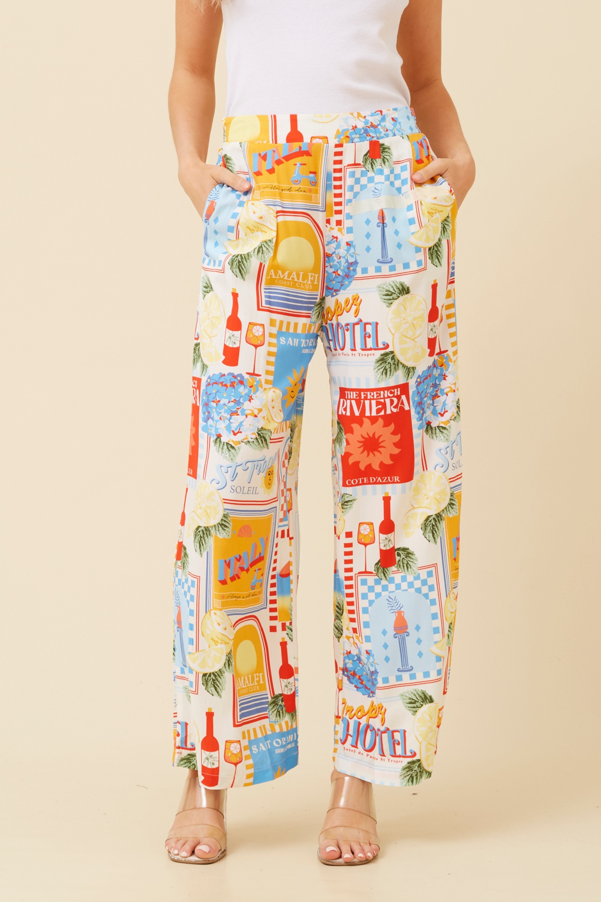 LOXANA WANDERLUST PRINT PANTS